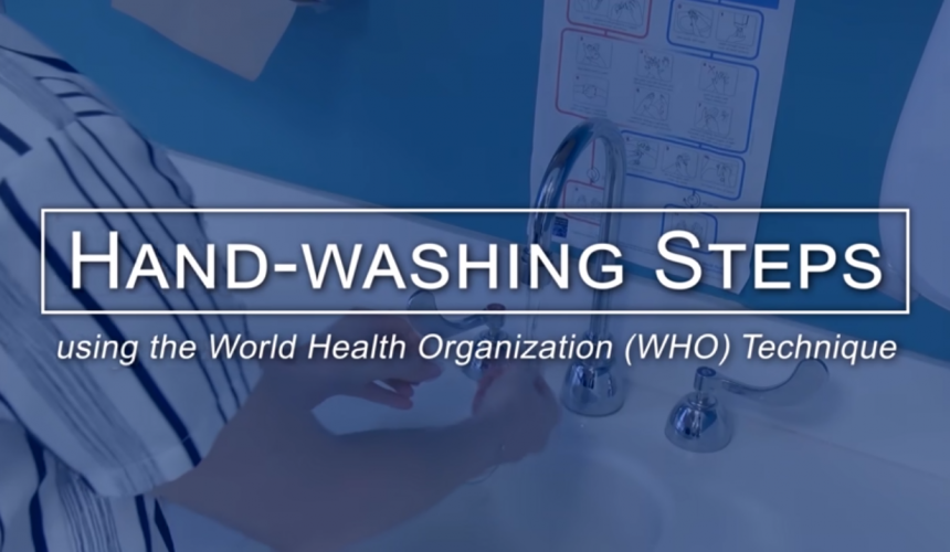 Hand-washing Steps Using the WHO Technique